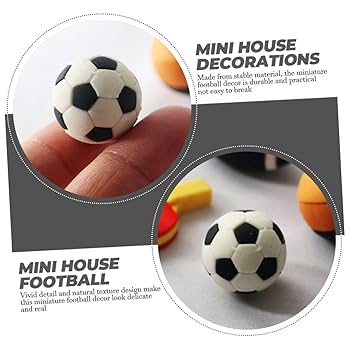 Amazon.co.jp: COSMEVIVI 6個 ボールモデルの装飾品 サッカー